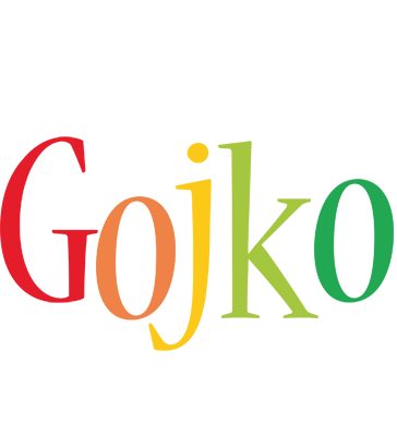Gojko birthday logo