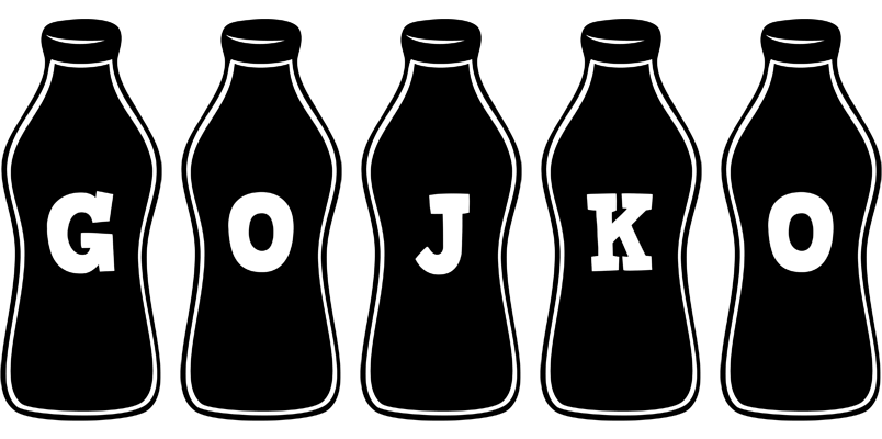 Gojko bottle logo
