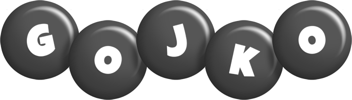 Gojko candy-black logo