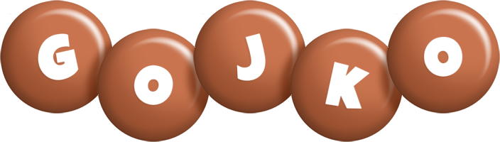 Gojko candy-brown logo