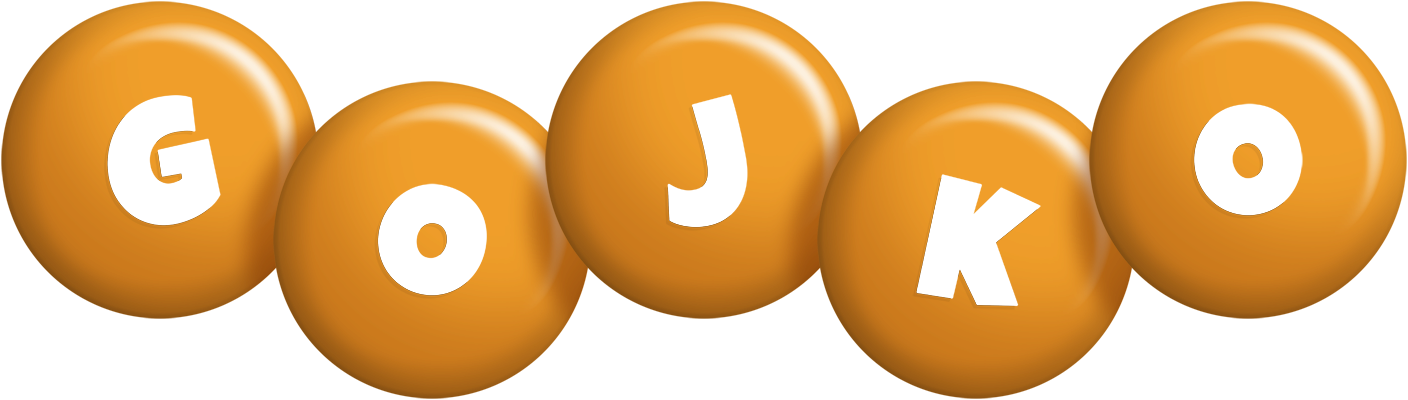 Gojko candy-orange logo