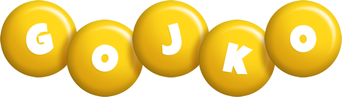 Gojko candy-yellow logo