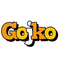 Gojko cartoon logo