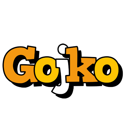 Gojko cartoon logo