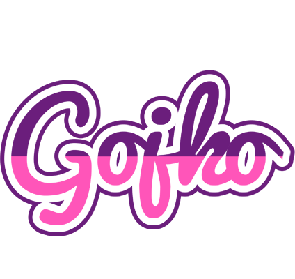 Gojko cheerful logo