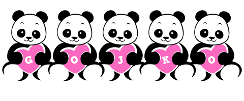 Gojko love-panda logo