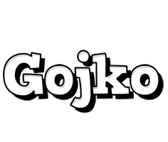 Gojko snowing logo