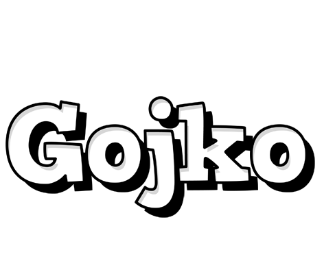 Gojko snowing logo