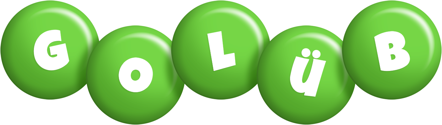 Golüb candy-green logo