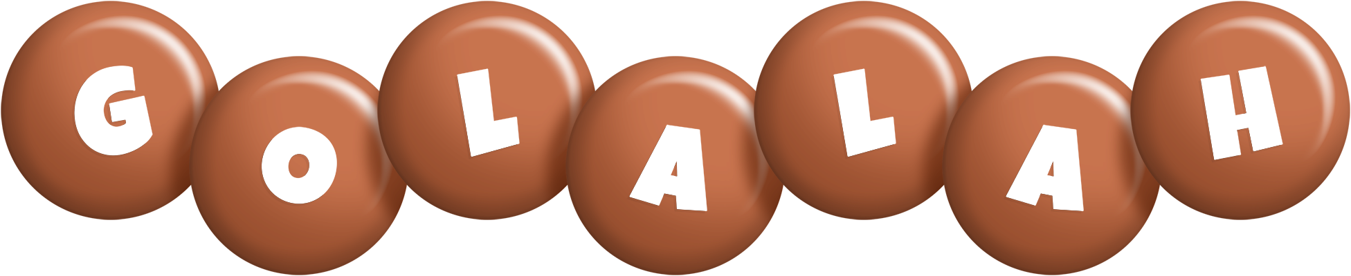 Golalah candy-brown logo