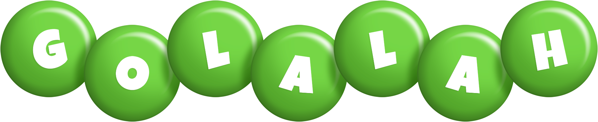 Golalah candy-green logo