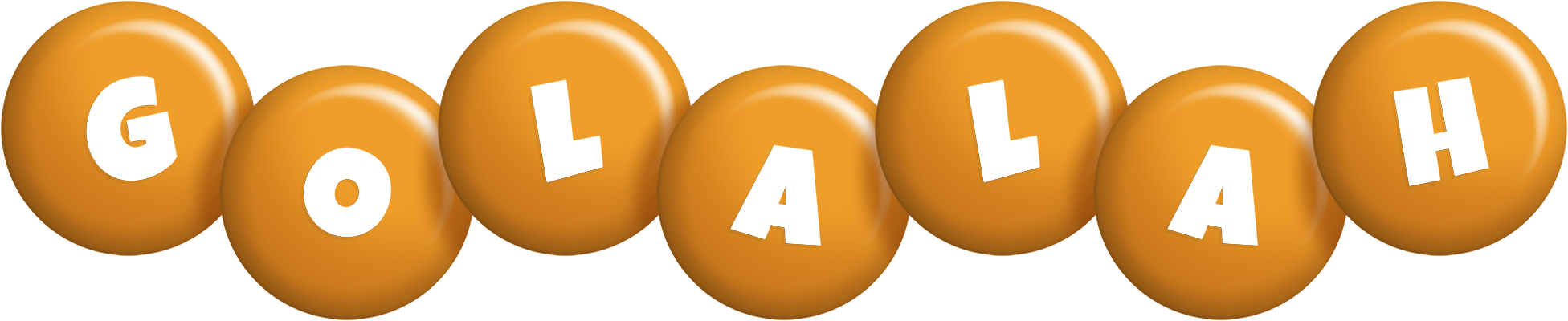 Golalah candy-orange logo