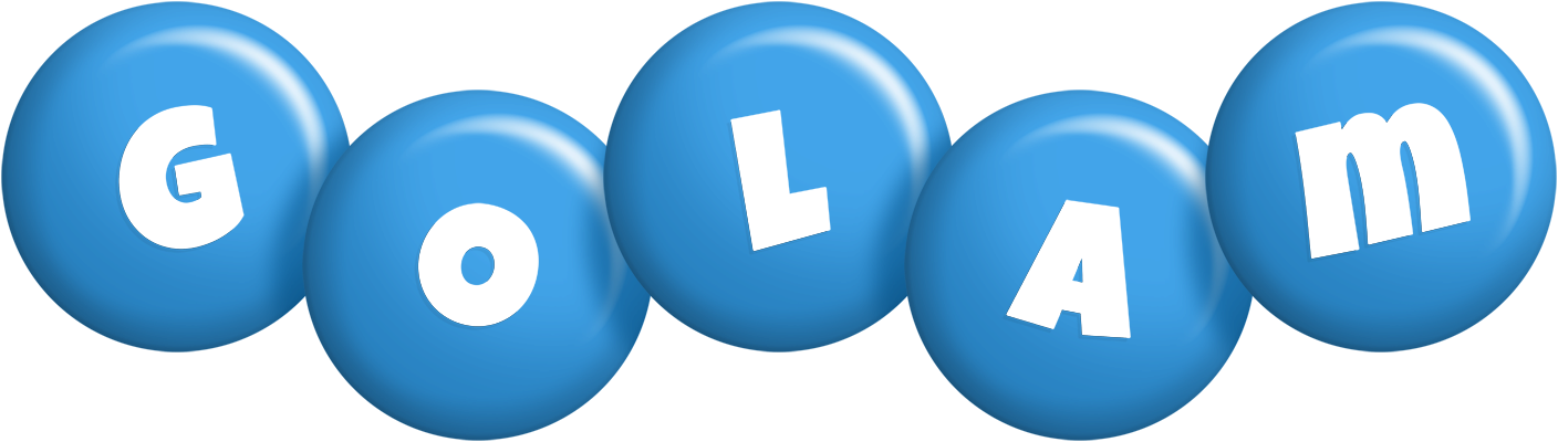 Golam candy-blue logo