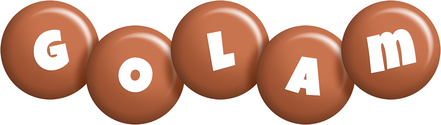 Golam candy-brown logo