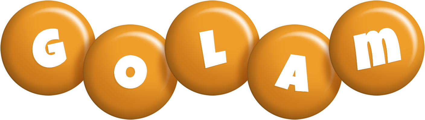 Golam candy-orange logo