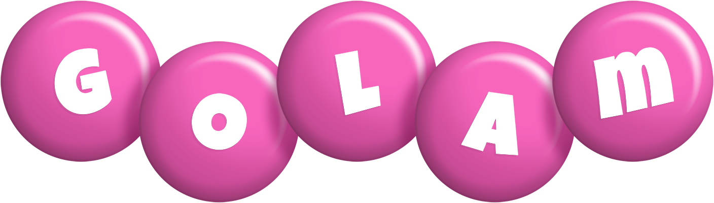 Golam candy-pink logo