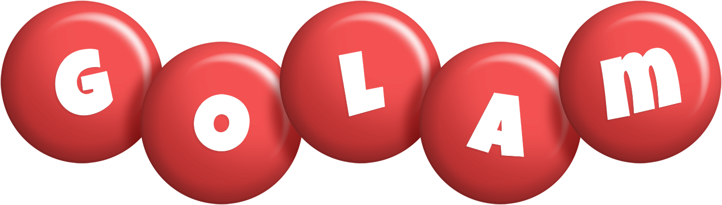Golam candy-red logo