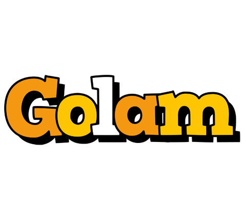 Golam cartoon logo