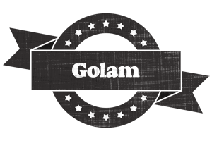 Golam grunge logo