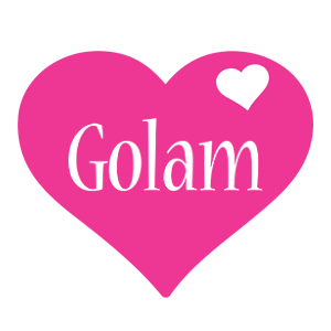 Golam love-heart logo