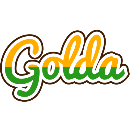 Golda banana logo