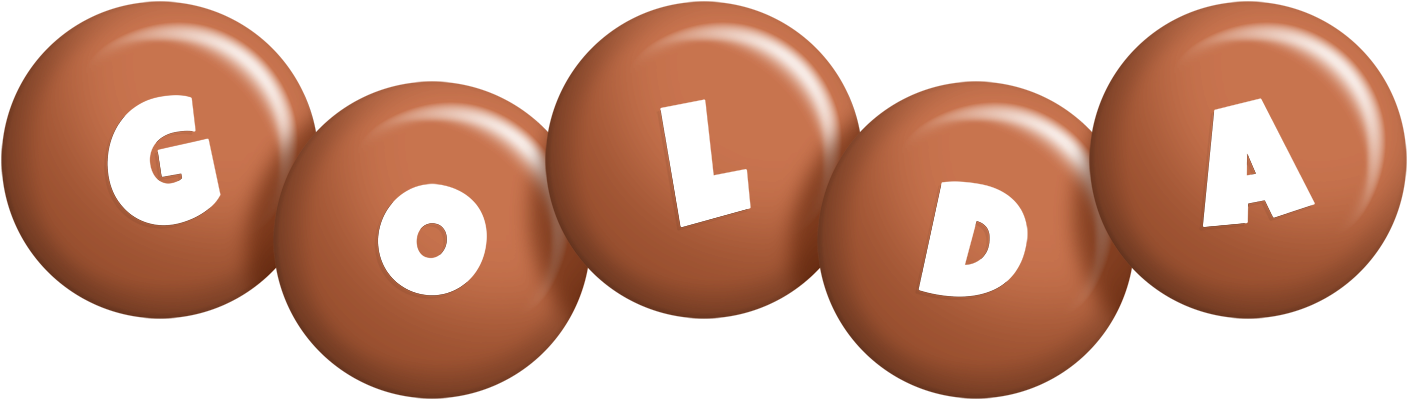 Golda candy-brown logo
