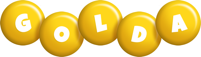 Golda candy-yellow logo