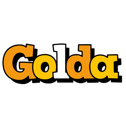 Golda cartoon logo