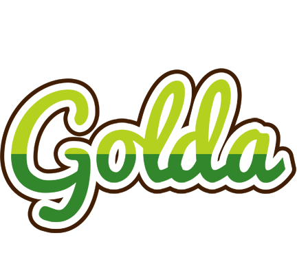 Golda golfing logo