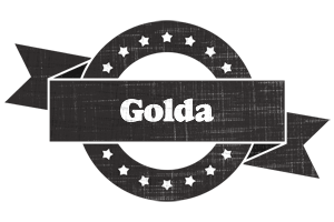 Golda grunge logo