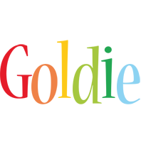 Goldie birthday logo