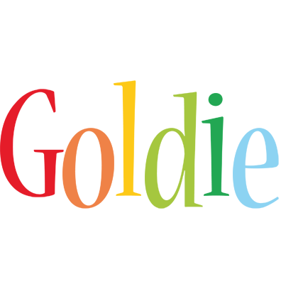 Goldie birthday logo