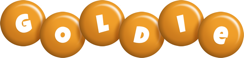 Goldie candy-orange logo