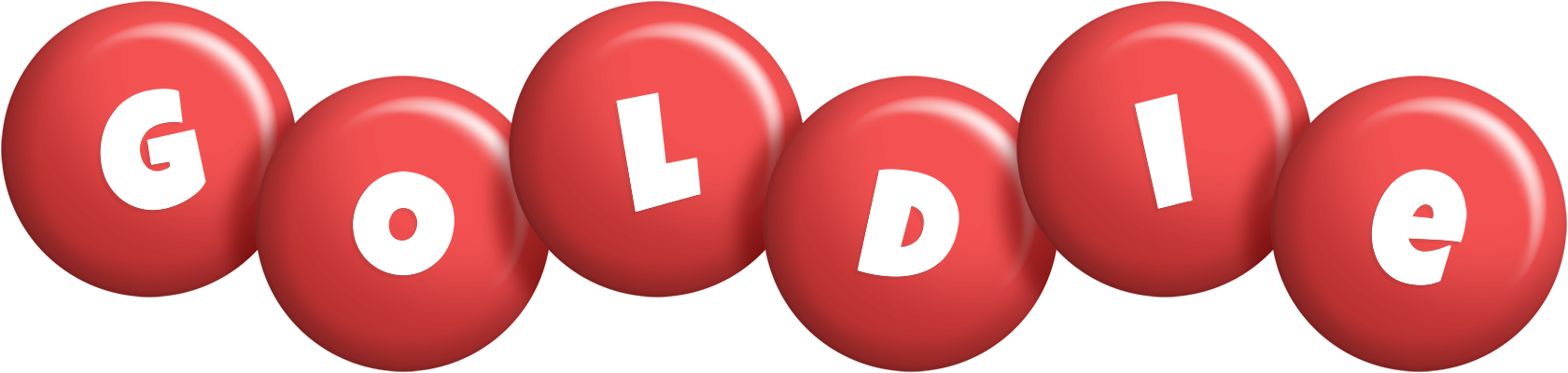 Goldie candy-red logo