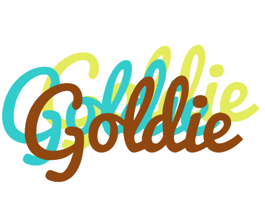Goldie cupcake logo