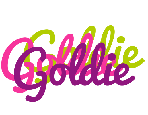 Goldie flowers logo