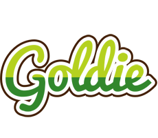 Goldie golfing logo