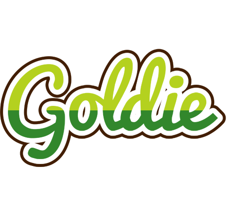 Goldie golfing logo