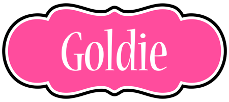 Goldie invitation logo