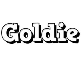 Goldie snowing logo