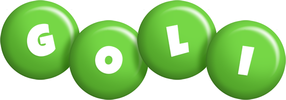 Goli candy-green logo