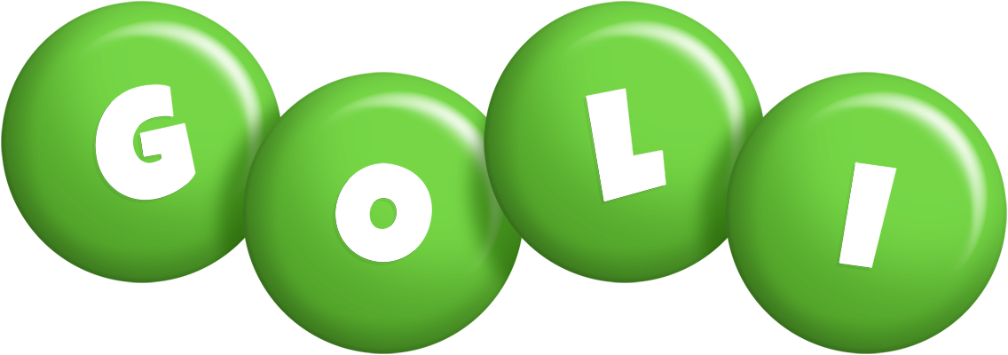 Goli candy-green logo