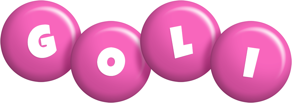 Goli candy-pink logo