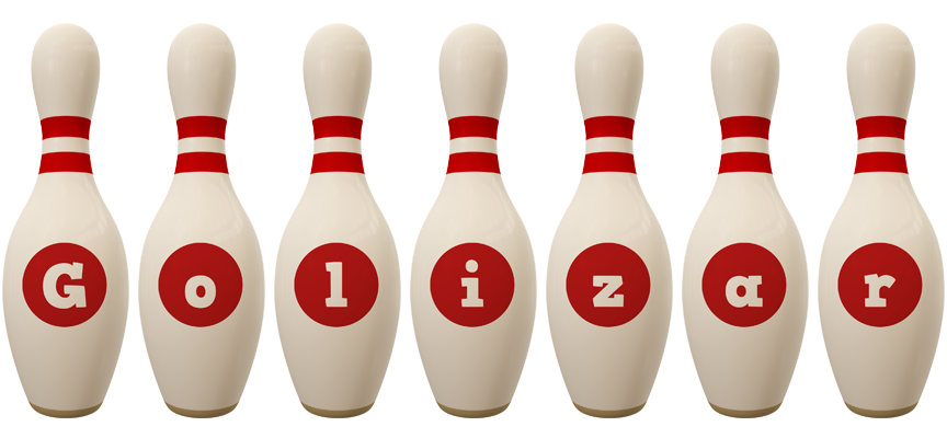 Golizar bowling-pin logo