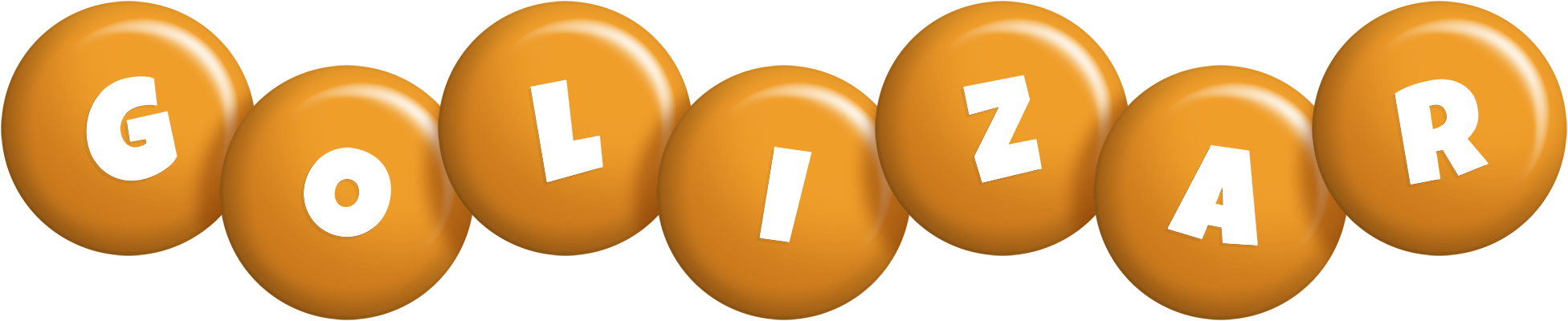 Golizar candy-orange logo