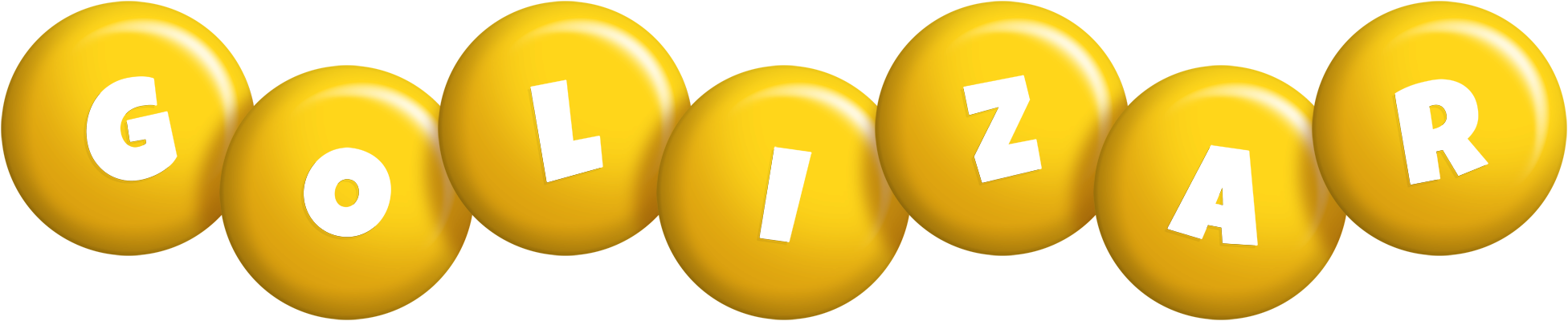 Golizar candy-yellow logo