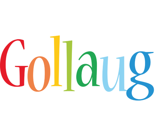 Gollaug birthday logo