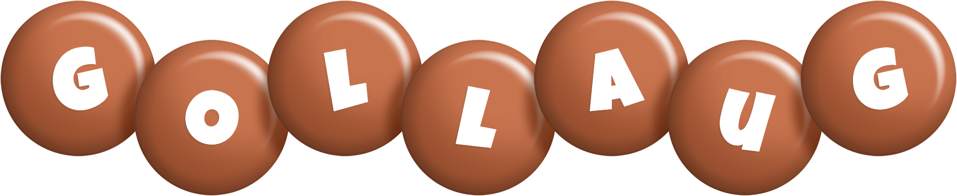 Gollaug candy-brown logo