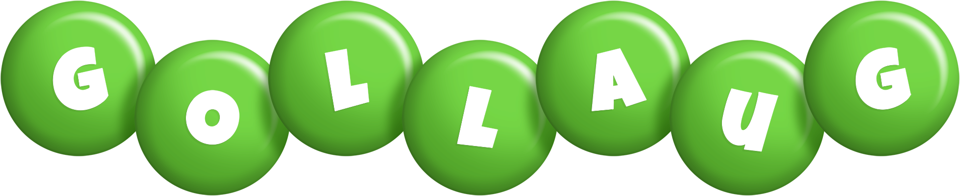 Gollaug candy-green logo
