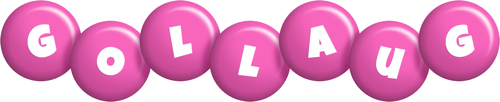 Gollaug candy-pink logo